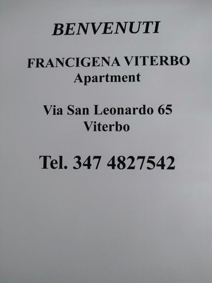 Francigena Viterbo Apartment Con Parcheggio Gratuito A Soli 2 Minuti 外观 照片